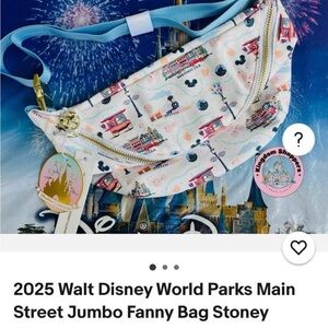 Stoney Clover Lane Disney Fanny Pack - Cream and Multicolor